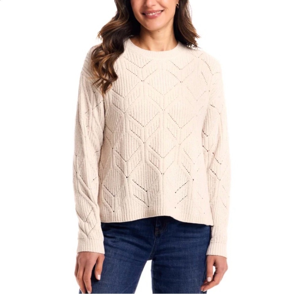 Weatherproof Women's Cream Sweater Medium
